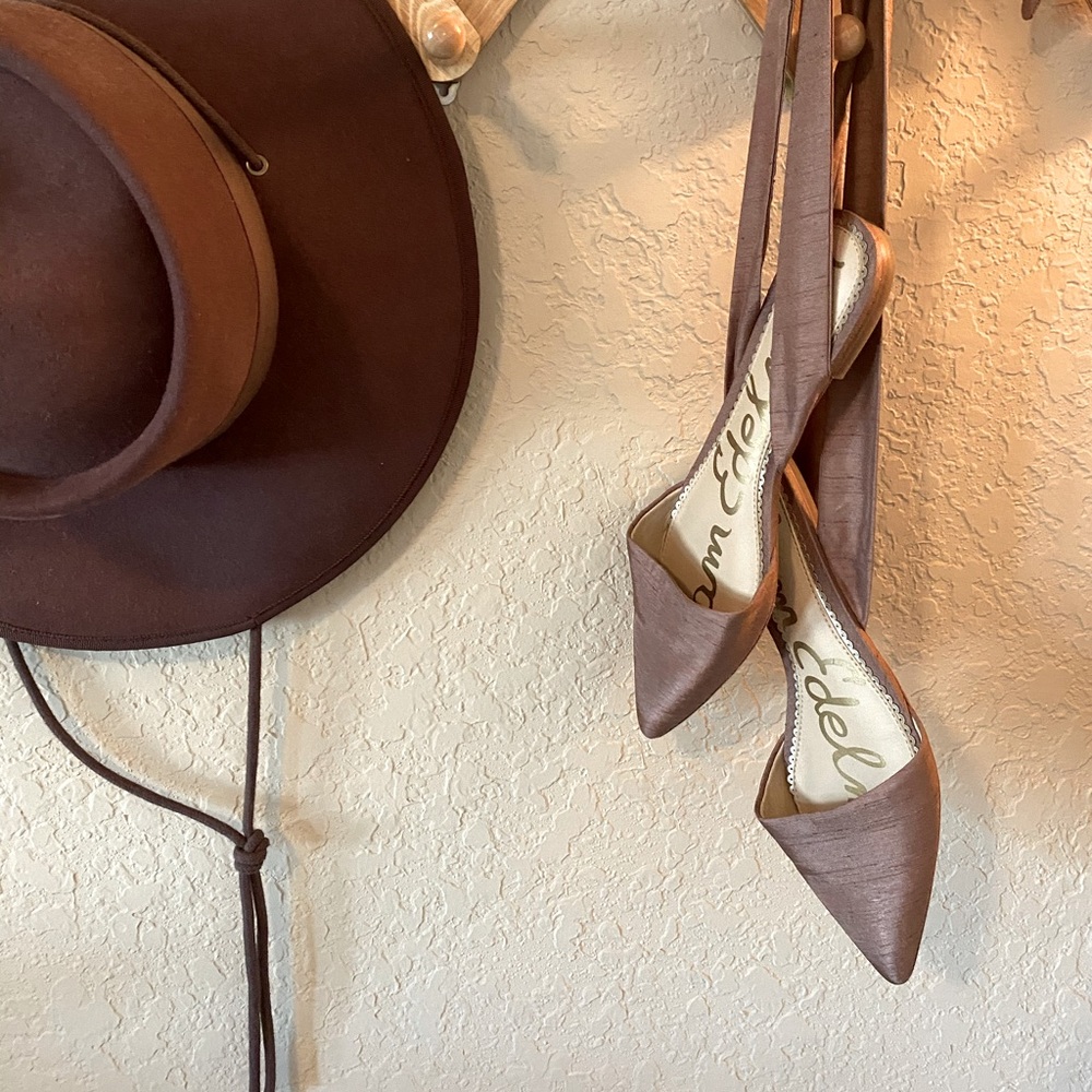 Sam Edelman lace up mules (7.5)